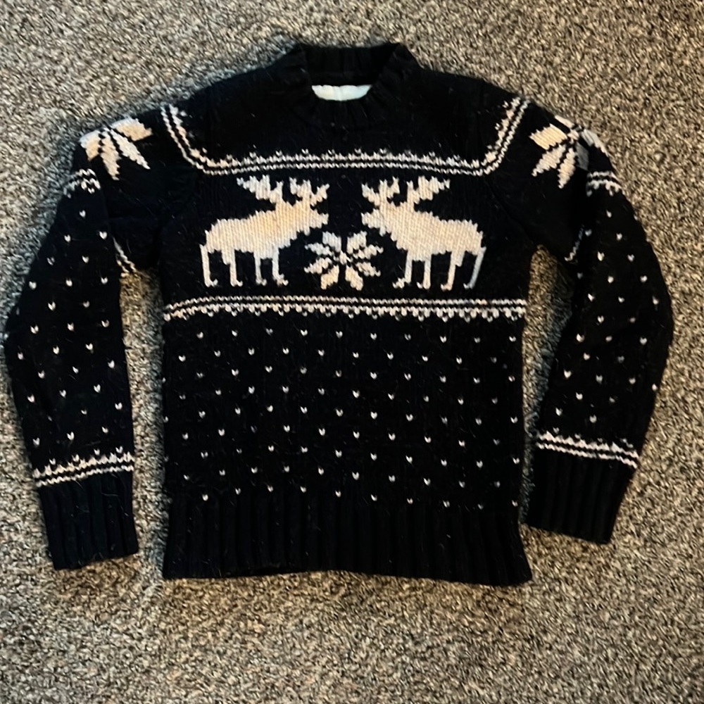 Abercrombie moose sweater